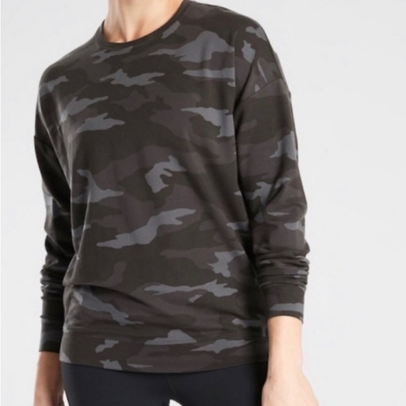Athleta Tops - Athleta Studio to Street Camo Sweatshirt